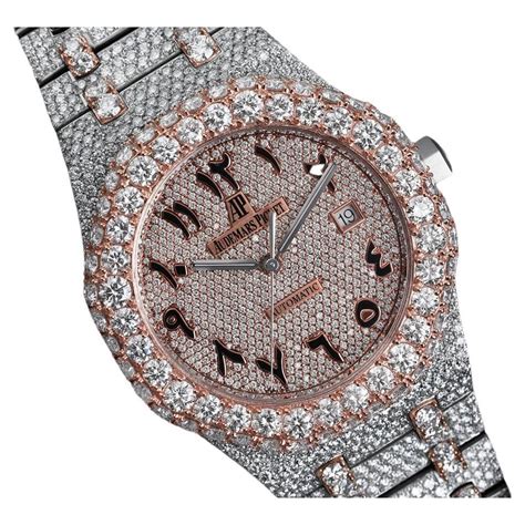 ap diamond watch fake|iced audemars piguet.